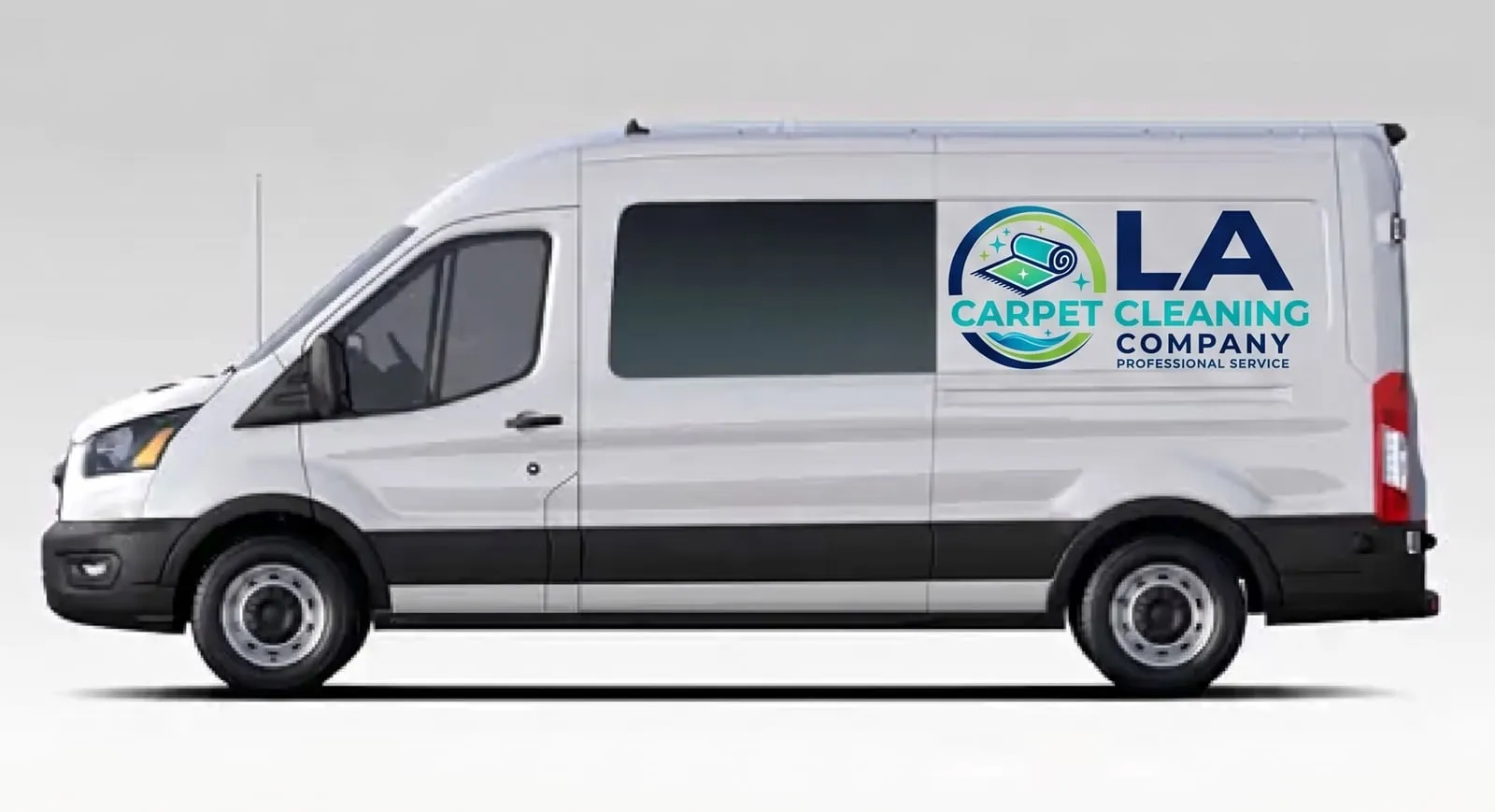 The LA Carpet Cleaning Company van